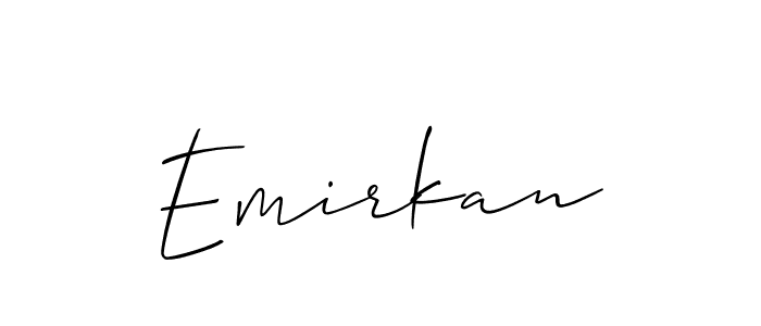 You can use this online signature creator to create a handwritten signature for the name Emirkan. This is the best online autograph maker. Emirkan signature style 2 images and pictures png