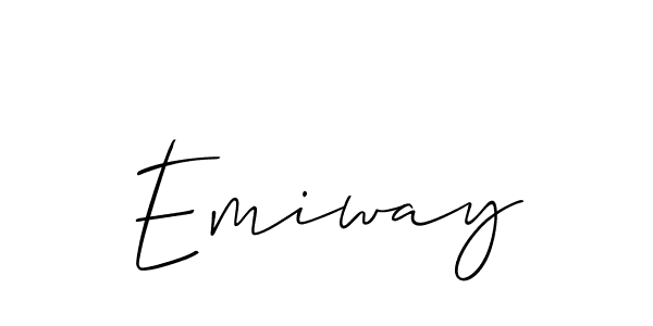 Make a short Emiway signature style. Manage your documents anywhere anytime using Allison_Script. Create and add eSignatures, submit forms, share and send files easily. Emiway signature style 2 images and pictures png