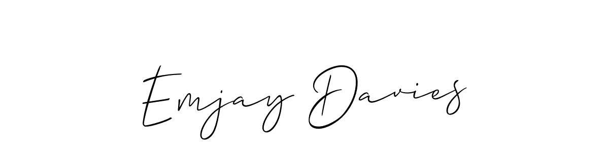 Here are the top 10 professional signature styles for the name Emjay Davies. These are the best autograph styles you can use for your name. Emjay Davies signature style 2 images and pictures png