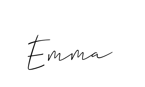 How to make Emma  signature? Allison_Script is a professional autograph style. Create handwritten signature for Emma  name. Emma  signature style 2 images and pictures png