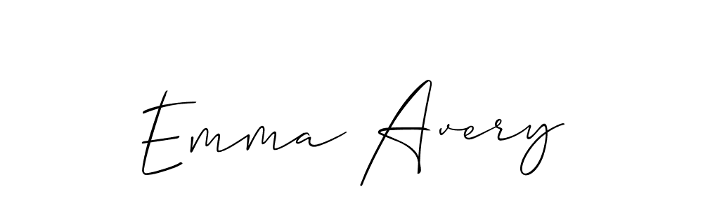 How to make Emma Avery signature? Allison_Script is a professional autograph style. Create handwritten signature for Emma Avery name. Emma Avery signature style 2 images and pictures png