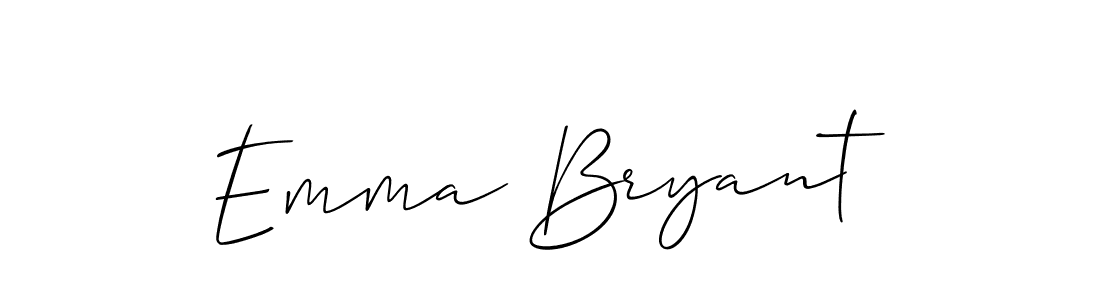 How to make Emma Bryant signature? Allison_Script is a professional autograph style. Create handwritten signature for Emma Bryant name. Emma Bryant signature style 2 images and pictures png