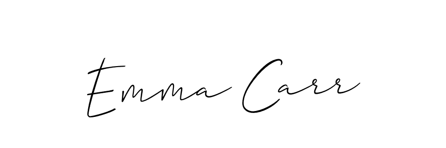 Make a short Emma Carr signature style. Manage your documents anywhere anytime using Allison_Script. Create and add eSignatures, submit forms, share and send files easily. Emma Carr signature style 2 images and pictures png