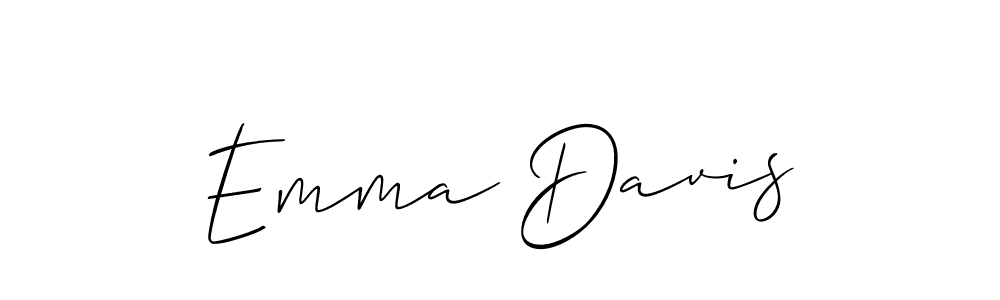 Also we have Emma Davis name is the best signature style. Create professional handwritten signature collection using Allison_Script autograph style. Emma Davis signature style 2 images and pictures png