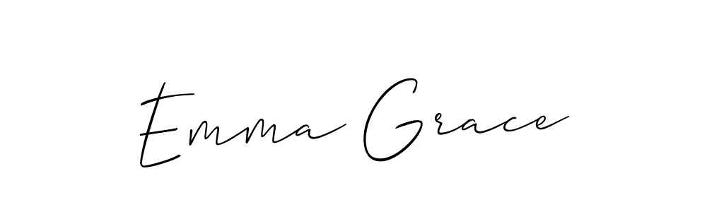 You should practise on your own different ways (Allison_Script) to write your name (Emma Grace) in signature. don't let someone else do it for you. Emma Grace signature style 2 images and pictures png