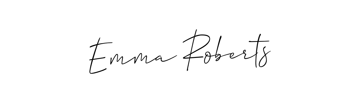 Similarly Allison_Script is the best handwritten signature design. Signature creator online .You can use it as an online autograph creator for name Emma Roberts. Emma Roberts signature style 2 images and pictures png