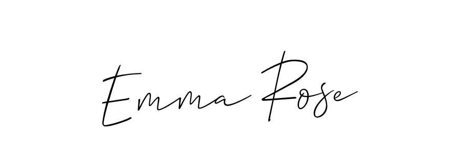 Also we have Emma Rose name is the best signature style. Create professional handwritten signature collection using Allison_Script autograph style. Emma Rose signature style 2 images and pictures png