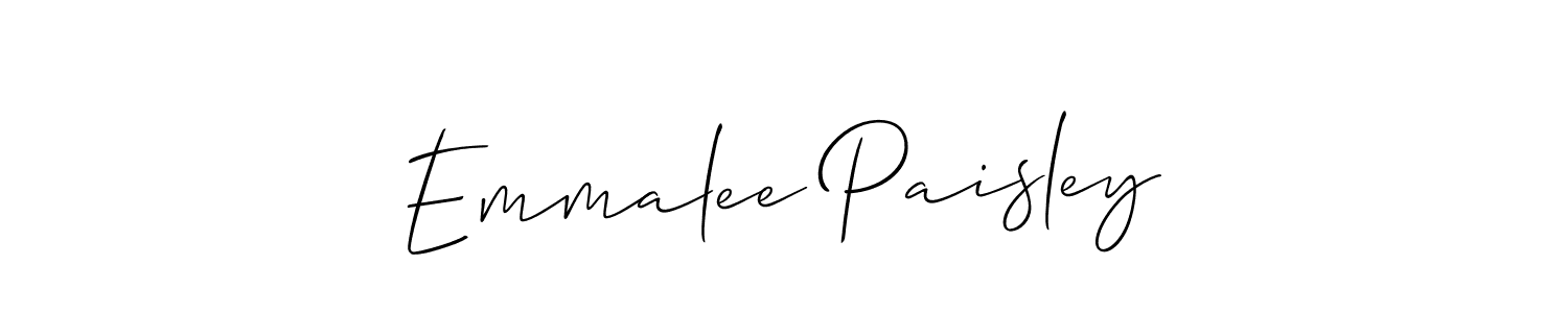 You can use this online signature creator to create a handwritten signature for the name Emmalee Paisley. This is the best online autograph maker. Emmalee Paisley signature style 2 images and pictures png