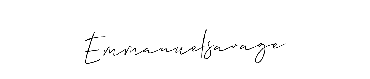 Make a short Emmanuelsavage signature style. Manage your documents anywhere anytime using Allison_Script. Create and add eSignatures, submit forms, share and send files easily. Emmanuelsavage signature style 2 images and pictures png