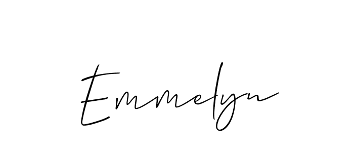 if you are searching for the best signature style for your name Emmelyn. so please give up your signature search. here we have designed multiple signature styles  using Allison_Script. Emmelyn signature style 2 images and pictures png