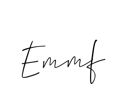 Allison_Script is a professional signature style that is perfect for those who want to add a touch of class to their signature. It is also a great choice for those who want to make their signature more unique. Get Emmf name to fancy signature for free. Emmf signature style 2 images and pictures png