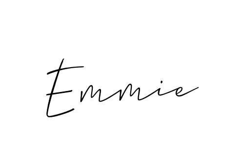 Emmie stylish signature style. Best Handwritten Sign (Allison_Script) for my name. Handwritten Signature Collection Ideas for my name Emmie. Emmie signature style 2 images and pictures png