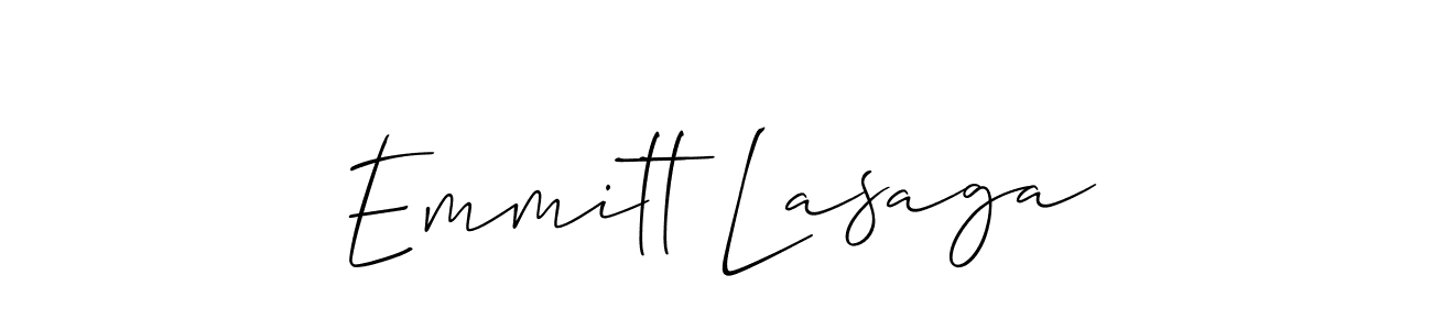 You can use this online signature creator to create a handwritten signature for the name Emmitt Lasaga. This is the best online autograph maker. Emmitt Lasaga signature style 2 images and pictures png