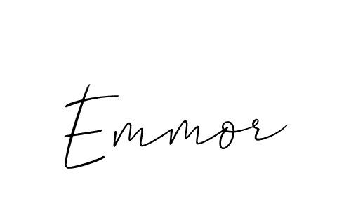 How to make Emmor name signature. Use Allison_Script style for creating short signs online. This is the latest handwritten sign. Emmor signature style 2 images and pictures png