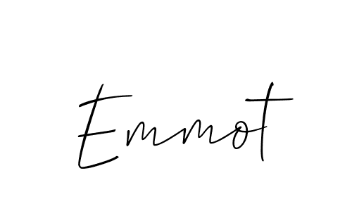 if you are searching for the best signature style for your name Emmot. so please give up your signature search. here we have designed multiple signature styles  using Allison_Script. Emmot signature style 2 images and pictures png