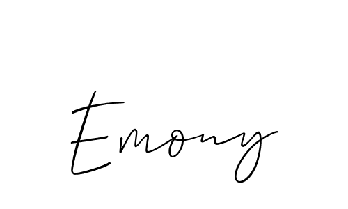 You can use this online signature creator to create a handwritten signature for the name Emony. This is the best online autograph maker. Emony signature style 2 images and pictures png
