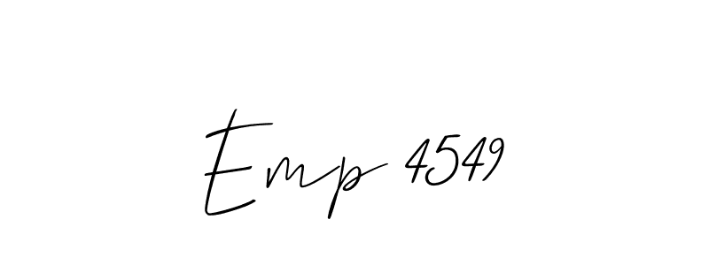 This is the best signature style for the Emp 4549 name. Also you like these signature font (Allison_Script). Mix name signature. Emp 4549 signature style 2 images and pictures png