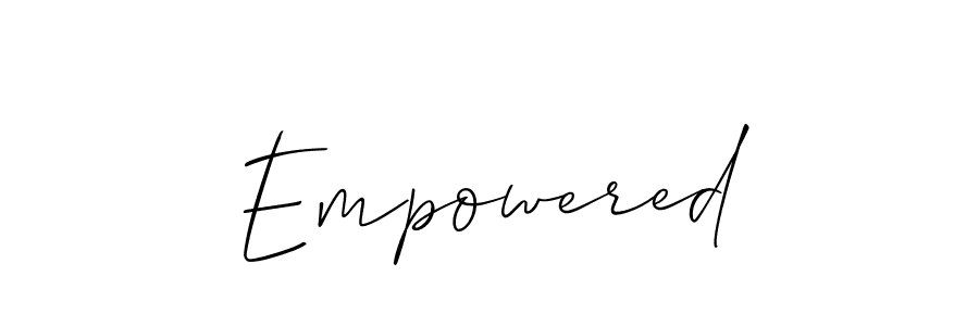 Here are the top 10 professional signature styles for the name Empowered. These are the best autograph styles you can use for your name. Empowered signature style 2 images and pictures png