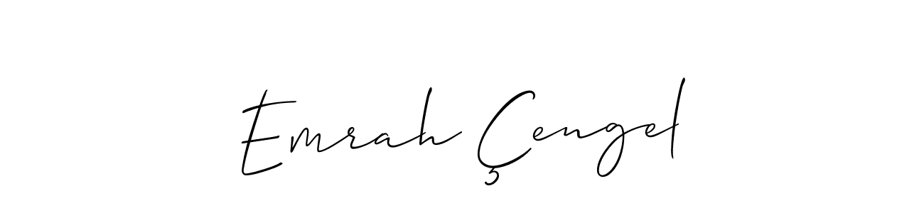 You should practise on your own different ways (Allison_Script) to write your name (Emrah Çengel) in signature. don't let someone else do it for you. Emrah Çengel signature style 2 images and pictures png
