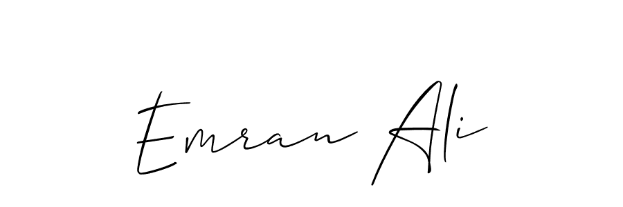 if you are searching for the best signature style for your name Emran Ali. so please give up your signature search. here we have designed multiple signature styles  using Allison_Script. Emran Ali signature style 2 images and pictures png