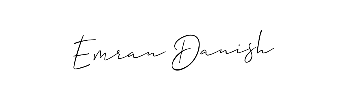 Also we have Emran Danish name is the best signature style. Create professional handwritten signature collection using Allison_Script autograph style. Emran Danish signature style 2 images and pictures png