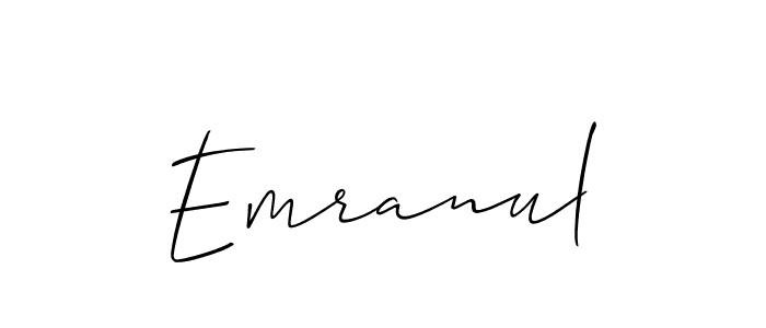 Also You can easily find your signature by using the search form. We will create Emranul name handwritten signature images for you free of cost using Allison_Script sign style. Emranul signature style 2 images and pictures png