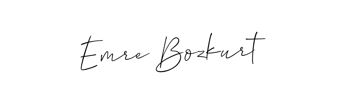 The best way (Allison_Script) to make a short signature is to pick only two or three words in your name. The name Emre Bozkurt include a total of six letters. For converting this name. Emre Bozkurt signature style 2 images and pictures png