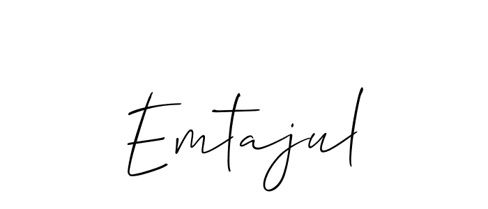 Best and Professional Signature Style for Emtajul. Allison_Script Best Signature Style Collection. Emtajul signature style 2 images and pictures png