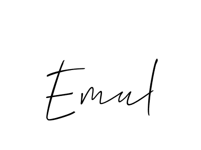 Here are the top 10 professional signature styles for the name Emul. These are the best autograph styles you can use for your name. Emul signature style 2 images and pictures png