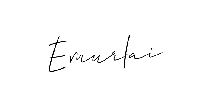 You can use this online signature creator to create a handwritten signature for the name Emurlai. This is the best online autograph maker. Emurlai signature style 2 images and pictures png