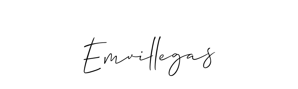 Also You can easily find your signature by using the search form. We will create Emvillegas name handwritten signature images for you free of cost using Allison_Script sign style. Emvillegas signature style 2 images and pictures png
