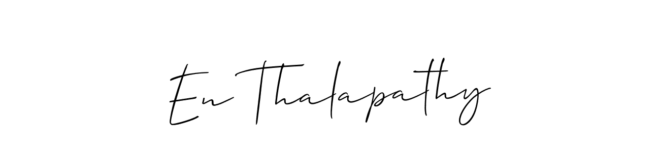 En Thalapathy stylish signature style. Best Handwritten Sign (Allison_Script) for my name. Handwritten Signature Collection Ideas for my name En Thalapathy. En Thalapathy signature style 2 images and pictures png