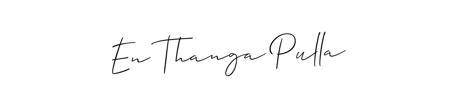 Make a beautiful signature design for name En Thanga Pulla. Use this online signature maker to create a handwritten signature for free. En Thanga Pulla signature style 2 images and pictures png