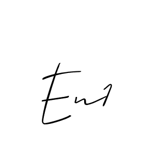Also You can easily find your signature by using the search form. We will create En1 name handwritten signature images for you free of cost using Allison_Script sign style. En1 signature style 2 images and pictures png