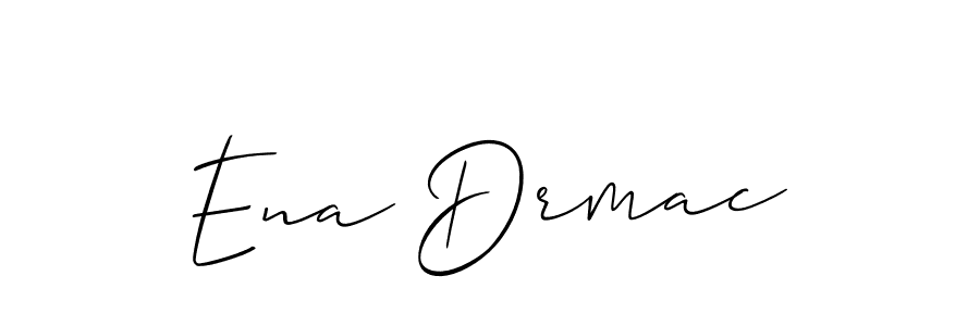 Also we have Ena Drmac name is the best signature style. Create professional handwritten signature collection using Allison_Script autograph style. Ena Drmac signature style 2 images and pictures png