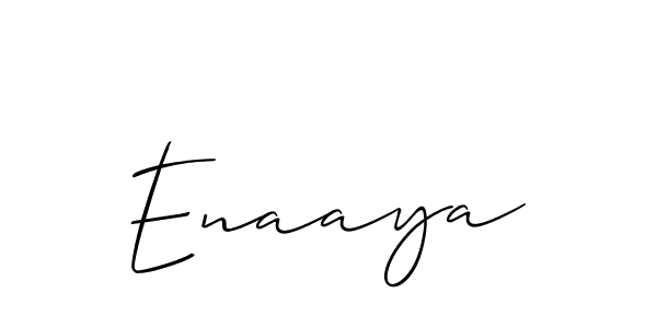 Make a short Enaaya signature style. Manage your documents anywhere anytime using Allison_Script. Create and add eSignatures, submit forms, share and send files easily. Enaaya signature style 2 images and pictures png