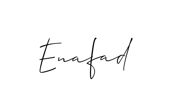 You should practise on your own different ways (Allison_Script) to write your name (Enafad) in signature. don't let someone else do it for you. Enafad signature style 2 images and pictures png