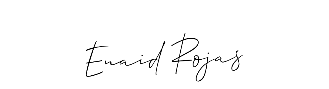 Allison_Script is a professional signature style that is perfect for those who want to add a touch of class to their signature. It is also a great choice for those who want to make their signature more unique. Get Enaid Rojas name to fancy signature for free. Enaid Rojas signature style 2 images and pictures png