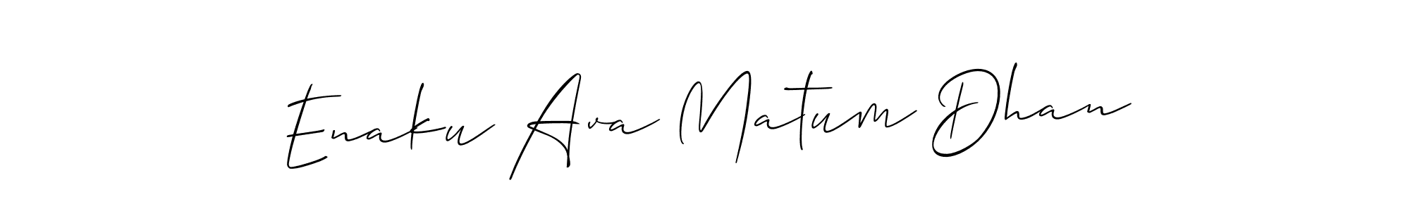 This is the best signature style for the Enaku Ava Matum Dhan name. Also you like these signature font (Allison_Script). Mix name signature. Enaku Ava Matum Dhan signature style 2 images and pictures png