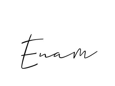 Enam stylish signature style. Best Handwritten Sign (Allison_Script) for my name. Handwritten Signature Collection Ideas for my name Enam. Enam signature style 2 images and pictures png