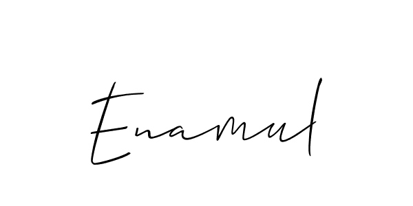 Make a beautiful signature design for name Enamul. Use this online signature maker to create a handwritten signature for free. Enamul signature style 2 images and pictures png