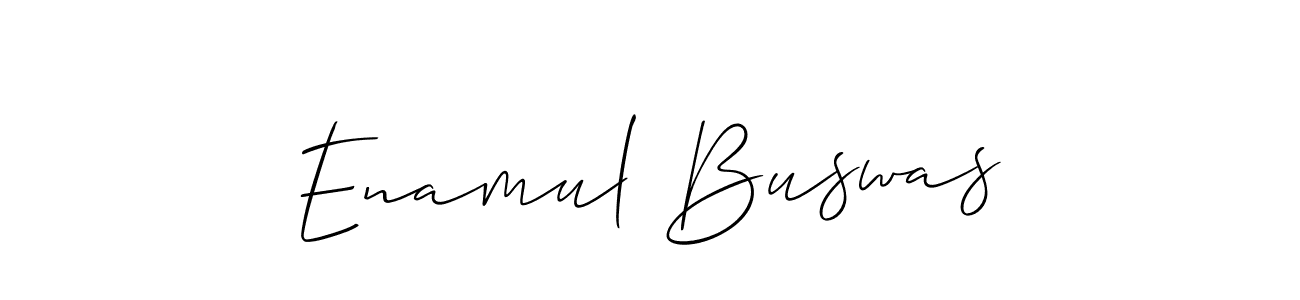 You should practise on your own different ways (Allison_Script) to write your name (Enamul Buswas) in signature. don't let someone else do it for you. Enamul Buswas signature style 2 images and pictures png