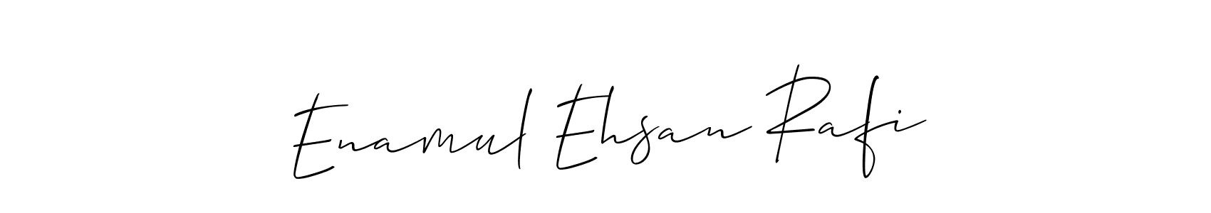Make a short Enamul Ehsan Rafi signature style. Manage your documents anywhere anytime using Allison_Script. Create and add eSignatures, submit forms, share and send files easily. Enamul Ehsan Rafi signature style 2 images and pictures png