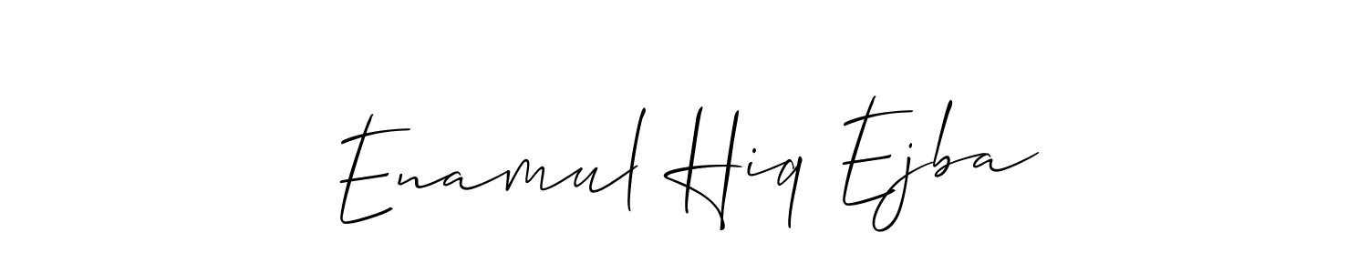 Best and Professional Signature Style for Enamul Hiq Ejba. Allison_Script Best Signature Style Collection. Enamul Hiq Ejba signature style 2 images and pictures png