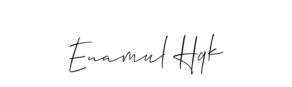 Make a beautiful signature design for name Enamul Hqk. Use this online signature maker to create a handwritten signature for free. Enamul Hqk signature style 2 images and pictures png