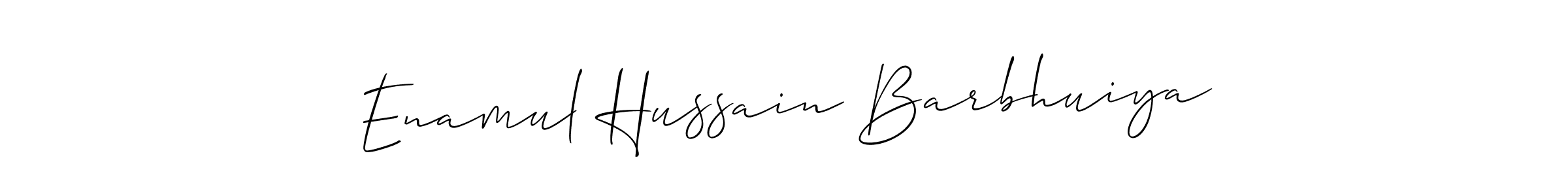 Enamul Hussain Barbhuiya stylish signature style. Best Handwritten Sign (Allison_Script) for my name. Handwritten Signature Collection Ideas for my name Enamul Hussain Barbhuiya. Enamul Hussain Barbhuiya signature style 2 images and pictures png