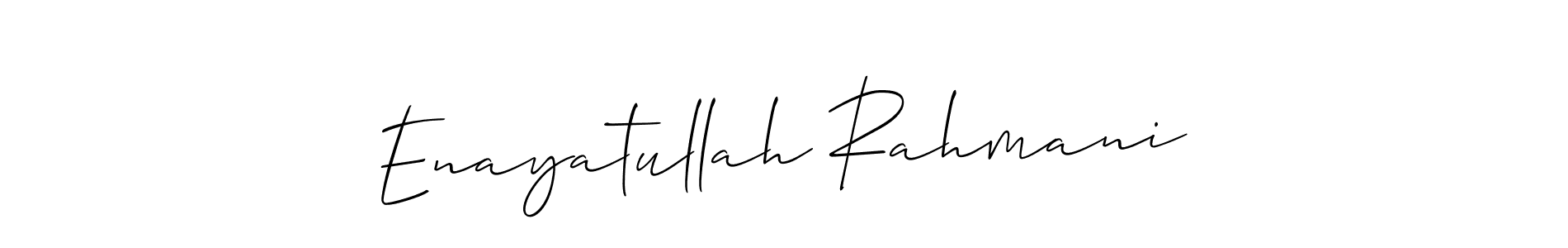 Here are the top 10 professional signature styles for the name Enayatullah Rahmani. These are the best autograph styles you can use for your name. Enayatullah Rahmani signature style 2 images and pictures png