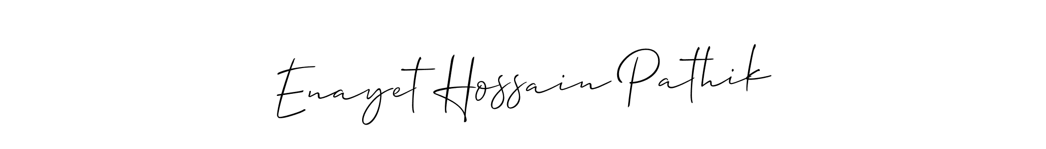 Here are the top 10 professional signature styles for the name Enayet Hossain Pathik. These are the best autograph styles you can use for your name. Enayet Hossain Pathik signature style 2 images and pictures png