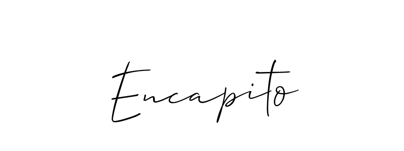 Make a beautiful signature design for name Encapito. Use this online signature maker to create a handwritten signature for free. Encapito signature style 2 images and pictures png