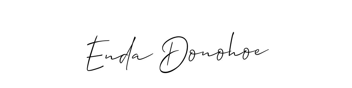 It looks lik you need a new signature style for name Enda Donohoe. Design unique handwritten (Allison_Script) signature with our free signature maker in just a few clicks. Enda Donohoe signature style 2 images and pictures png